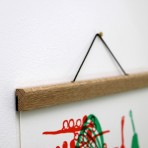 Oak Poster Hanger | Tiny